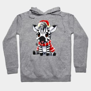 Cute Zebra Drawing Hoodie